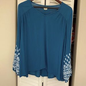 3/20 Teal O’Neill top.